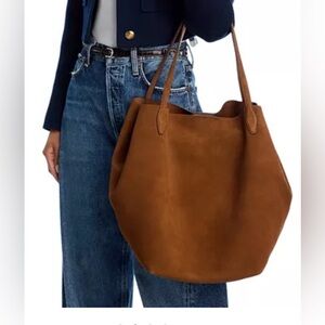 Madewell Oversized Shopper Tote - Brown Suede